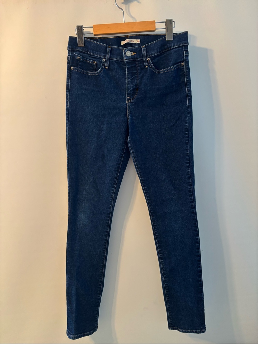 Levi's Deep Indigo Skinny Jeans